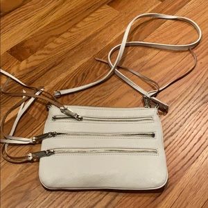 White Rebecca Minkoff fringe crossbody